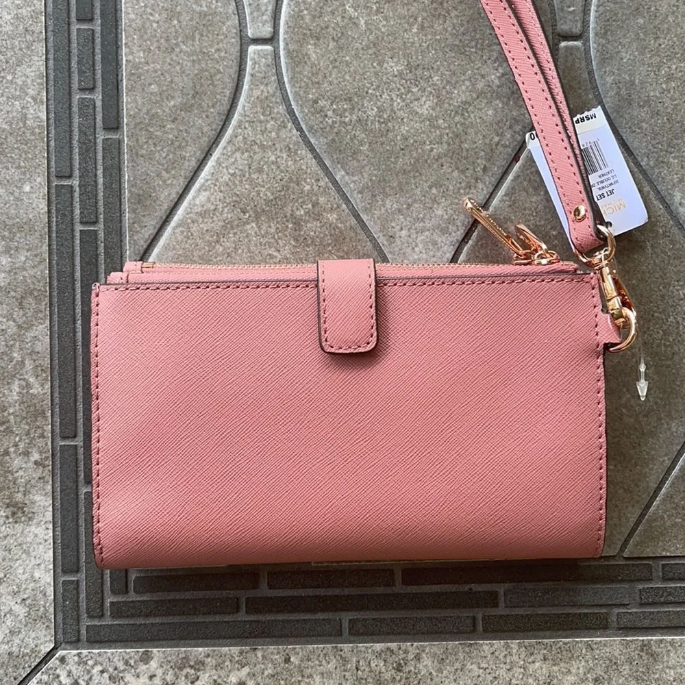MICHAEL KORS LG DOUBLE ZIP WRISTLET